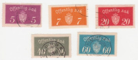 Скандинавія Скандинавия ^/--/^ Норвегия 1934  г.№ 22-28 гашеная серия ^_^^^ Норвегія 1934 р. No 22-28 гашена серія - фото фото фото