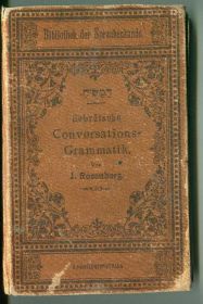 Видання - р. Издания - гг. ^/--/^ Hebraishe Conversations-Grammatik. von J.Rosenberg - фото фото фото