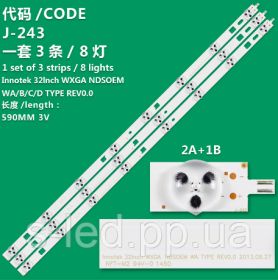 Світлодіоди Светодиоды ^/--/^ LED підсвітка LG innotek 32 /--/ inch WXGA NDSOEM rev /--/ 0.0  LC /--/ 320 /--/ DXJ (590 /--/ мм.) - фото фото фото