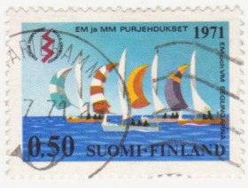 Скандинавія Скандинавия ^/--/^ Финляндия 1971 г. № 702  гашеная ^_^^^ Фінляндія 1971 р. No 702 гашена - фото фото фото