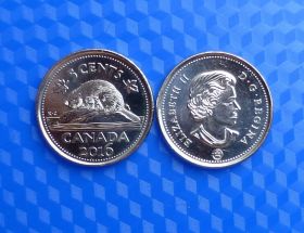 Канада Канада ^/--/^ Канада- 5 центов 2016 года - Бобер ^_^^^ Канада - 5 центів 2016 року - Бобер - фото фото фото