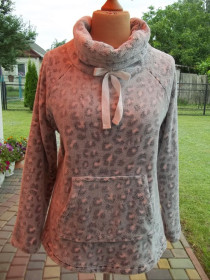 Кофти Кофты ^/--/^ Prom    ( М -  46 / 48 р ) флисовая кофта худи женская домашний теплый свитер толстый Б / У ^_^^^ Prom (М - 46 / 48 р ) флісова кофта худі жіноча домашній теплий светр товстий Б / У - фото фото фото
