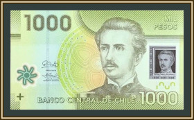 Чилі Чили ^/--/^ Чили 1000 песо 2025 P-161  (161 /--/ l) UNC ^_^^^ Чилі 1000 песо 2025 P-161 (161 /--/ l) UNC - фото фото фото