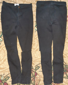 Жіночі Женские ^/--/^ Темно сині джинси New look 12-40 тороки ^_^^^ Темно синие джинсы New look 12-40 тороки - фото фото фото