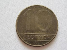 - року - года ^/--/^ Польша 10 злотых 1990 года #10588 ^_^^^ Польща 10 злотих 1990 року #10588 - фото фото фото