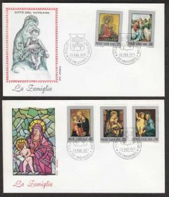 Європа Европа ^/--/^ Ватикан 1971 ЖИВОПИСЬ КАРТИНЫ РЕНЕССАНС ВОЗРОЖДЕНИЕ РЕЛИГИЯ ХРИСТИАНСТВО Два КПД Mi.581-585 ^_^^^ Ватикан 1971 ЖИВОПИС КАРТИНИ РЕНЕССАНС ЗРОДЖЕННЯ РЕЛІГІЯ ХРИСТИАНСТВО Два ККД Mi.581-585 - фото фото фото