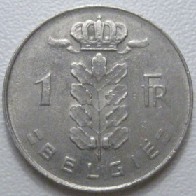 Бельгія Бельгия ^/--/^ Бельгія 1 франк 1972 року Belgie 42626 ^_^^^ Бельгия 1 франк 1972 года Belgie 42626 - фото фото фото