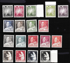 Інші країни Другие страны ^/--/^ Гренландия 1963 - 1968 г  MNH - полная серия ^_^^^ Гренландія 1963 - 1968 р MNH - повна серія - фото фото фото