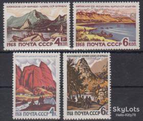 СРСР - СССР - ^/--/^ СССР 1968 курорты СК 3605-3608 MNH ^_^^^ СРСР 1968 курорти СК 3605-3608 MNH - фото фото фото