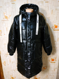 Куртки Куртки ^/--/^ Куртка жіноча чорна глянцева SLBH p-p XS-S ^_^^^ Куртка женская черная глянцевая SLBH p-p XS-S - фото фото фото