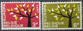 Інше Другое ^/--/^ Бельгия Европа СЕПТ 1962 ^_^^^ Бельгія Європа СЕПТ 1962 - фото фото фото