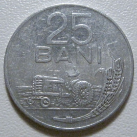 Румунія Румыния ^/--/^ Румунія 25 бані 1982 року #39951 ^_^^^ Румыния 25 купола 1982 года #39951 - фото фото фото