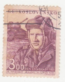 Чехословаччина Чехословакия ^/--/^ Чехословакия 1951 г №  691 гашеная ^_^^^ Чехословаччина 1951 р. No 691 гашена - фото фото фото
