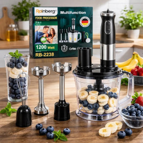 Блендери Блендеры ^/--/^ Блендер Rainberg RB-2238 1200 /--/ W 4 /--/ в /--/ 1 погружной блендер измельчитель ^_^^^ Блендер Rainberg RB-2238 1200 /--/ W 4 /--/ в /--/ 1 занурювальний блендер подрібнювач - фото фото фото