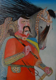 Картини, Гравюри, Живопис та Графіка Картины, Гравюры, Живопись и Графика ^/--/^ Иван Богун- полковник Войска Запорожского, Наказной гетман Войска Запорожского.  (холст масло) ^_^^^ Іван Богун- полковник Війська Запорозького, Наказний гетьман Війська Запорозького. - фото фото фото