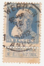 Бенілюкс Бенилюкс ^/--/^ Бельгия 1905  г. № 73 гашеная ^_^^^ Бельгія 1905 р. No 73 гашена - фото фото фото