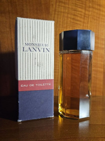 Вінтажна косметика і парфюмерия Винтажная косметика и парфюмерия ^/--/^ Monsieur Lanvin 240 /--/ ml Eau de Toilette - фото фото фото