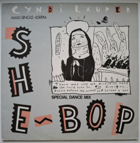Платівки Пластинки ^/--/^ Cyndi Lauper - She Bop. Special Dance Mix - 1984.  (EP). 12. Vinyl. Пластинка. Holland. ^_^^^ Cyndi Lauper — She Bop. Special Dance Mix — 1984. 12.Vinyl. Пластинка. Holland. - фото фото фото