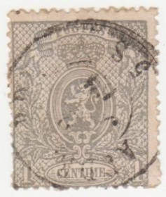 Бенілюкс Бенилюкс ^/--/^ Бельгия 1866   г. № 20 гашеная ^_^^^ Бельгія 1866 р. No 20 гашена - фото фото фото