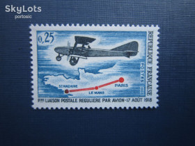Транспорт Транспорт ^/--/^ Марка Франция 1968 транспорт авиация самолёт MNH ^_^^^ Марка Франція 1968 транспорт авіація літак MNH - фото фото фото
