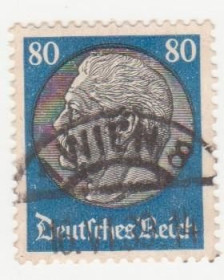Третій Рейх (-) Третий Рейх (-) ^/--/^ Германия  ( Рейх) 1933 г. №  484 гашеная ^_^^^ Німеччина (Рейх) 1933 р. No 484 гашена - фото фото фото