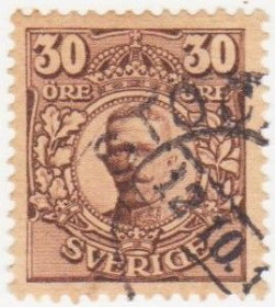 Інші країни Другие страны ^/--/^ Швеция 1911  г. № 77 гашеная ^_^^^ Швеція 1911 р. No 77 гашена - фото фото фото