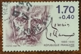 Франція Франция ^/--/^ Франция Знаменитые писатели Ромэн Роллан 1985 ^_^^^ Знамениті письменники Ромен Ролан 1985 - фото фото фото