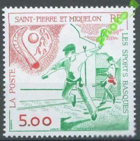 Острівні держави Островные государства ^/--/^ Сент Пьер и Микелон 1991 спорт 1 /--/ м. ^_^^^ Сент-П'єр і Мікелон 1991 спорт 1 /--/ м. - фото фото фото