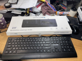 Клавіатури Клавиатуры ^/--/^ Брендовая клавиатура OfficePro SK /--/ 360 USB № 230105227 ^_^^^ Брендова клавіатура OfficePro SK /--/ 360 USB No 230105227 - фото фото фото