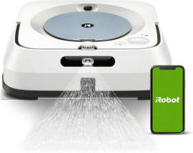 Пилососи Пылесосы ^/--/^ IRobot Braava Jet m /--/ 6 (m /--/ 6134)  робот-пылесос премиум-класса с функцией распыления воды ^_^^^ IRobot Braava Jet m /--/ 6 (m /--/ 6134) робот-пилосос преміум-класу з функцією розпилення води - фото фото фото