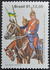 Інше Другое ^/--/^ Бразилия Фауна Лошадь Военная Полиция Униформа 1981 ^_^^^ Бразилія Фауна Кінь Військова Поліція Уніформа 1981 - фото фото фото