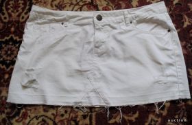 Спідниці Юбки ^/--/^ Супермодная джинсовая рваная юбка Denim 46-48 /--/ р ^_^^^ Супермодна джинсова рвана спідниця Denim 46-48 /--/ р - фото фото фото