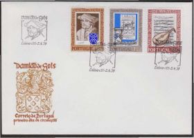 Португалія Португалия ^/--/^ Португалия 1974 ДИПЛОМАТ ПОЛИТИК ИСТОРИК МАНДОЛИНА МУЗЫКАЛЬНЫЙ ИНСТРУМЕНТ КПД Mi.1228-1230 ^_^^^ Португалія 1974 ДИПЛОМАТ ПОЛІТИК ІСТОРИК МАНДОЛІНА МУЗИЧНИЙ ІНСТРУМЕНТ КПД Mi.1228-1230 - фото фото фото