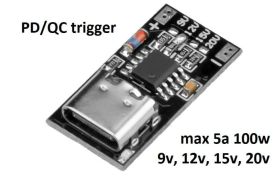 Інше Другое ^/--/^ PD /--/ 3.0/2.0, PPS/QC /--/ 4+, QC /--/ 3.0/2.0, FCP, AFC Trigger триггер 9 /--/ v/12 /--/ v/15 /--/ v/20 /--/ v max 5 /--/ a 100 /--/ w (A class) 1 день - фото фото фото