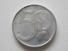 Чехія Чехия ^/--/^ Чехия 50 геллеров 1993 года 29628 ^_^^^ Чехія 50 геллерів 1993 року 29628 - фото фото фото