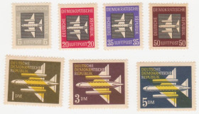НДР, ФРН ГДР, ФРГ ^/--/^ ГДР 1957 г.№ 355‑361 ** серия ^_^^^ НДР 1957 р. No 355‐361 ** серія - фото фото фото