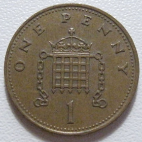 Єлизавета II (після ) Елизавета II (после ) ^/--/^ Велика Британія 1 пенні 1987 року 43043 ^_^^^ Великобритания 1 пенни 1987 года 43043 - фото фото фото
