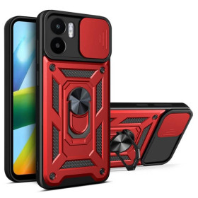 Чохли, бампера Чехлы, бампера ^/--/^ Чохол Fiji Camera Defence для Xiaomi Redmi A /--/ 2 бампер із захистом камери та підставкою Red ^_^^^ Чехол Fiji Camera Defence для Xiaomi Redmi A /--/ 2 бампер с защитой камеры и подставкой Red - фото фото фото