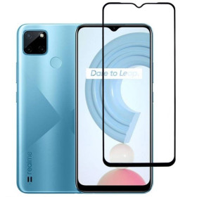 Чохли, бампера Чехлы, бампера ^/--/^ Захисне скло Fiji Premium для Realme C /--/ 21 /--/ Y повне проклеювання Anti-Static чорний ^_^^^ Защитное стекло Fiji Premium для Realme C /--/ 21 /--/ Y полное проклеивание Anti-Static черный - фото фото фото