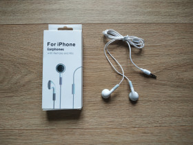 Навушники, гарнітури Наушники, гарнитуры ^/--/^ Навушники для iPhone 5 5 /--/ s 6 6 /--/ s Plus на шнурі 3.5 mm Наушники на Айфон - фото фото фото