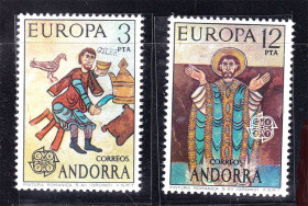 Малі Держави Європи Малые Государства Европы ^/--/^ Андорра  SP  1975 г  MNH - СЕРТ - ^_^^^ Андорра SP 1975 MNH - фото фото фото