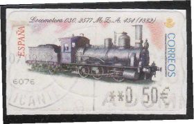 Іспанія Испания ^/--/^ Испания 2001 ЖЕЛЕЗНОДОРОЖНЫЙ ТРАНСПОРТ ПОЕЗД ЛОКОМОТИВ ПАРОВОЗ ЖЕЛЕЗНАЯ ДОРОГА Mi.54 EUR 2.00 ^_^^^ Іспанія 2001 Залізничний транспорт поїзд ЛОКОМОТИВ ПАРОВОЗ ЖІЛЬНА ДОРОГА Mi.54 EUR 2.00 - фото фото фото