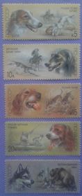 СРСР - СССР - ^/--/^ СССР 1988 фауна собаки СК 5879-5883 MNH ^_^^^ СРСР 1988 фауна собаки СК 5879-5883 MNH - фото фото фото