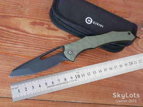 Ножі, мультітули Ножи, мультитулы ^/--/^ Civivi Spiny Dogfish C /--/ 22006-3, 14 /--/ C /--/ 28 /--/ N Blackwash, G /--/ 10 Green, Caged Ceramic Ball Bearing, Outdoor, EDC, Liner Lock - фото фото фото