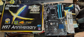 Материнські плати Материнские платы ^/--/^ Мат. плата ASRock H /--/ 97 Anniversary LGA /--/ 1150 PCI-E Dsub+DVI+HDMI GbLAN SATA RAID ATX 4 /--/ DDR /--/ 3 № 24270209 ^_^^^ Мат. плата ASRock H /--/ 97 Anniversary LGA /--/ 1150 PCI-E Dsub+DVI+HDMI GbLAN SATA RAID ATX 4 /--/ DDR /--/ 3 No 24270209 - фото фото фото