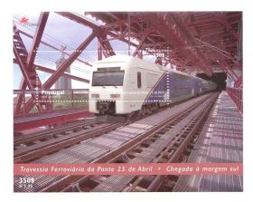 Транспорт Транспорт ^/--/^ Техника Транспорт Португалия 1999 г MNH - ЖД - блок ^_^^^ Техніка Транспорт Португалія 1999 MNH - ЖД - блок - фото фото фото