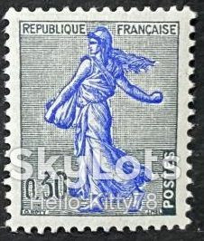 Франція Франция ^/--/^ Франция 1961 стандарт Марианна Mi 1336 MNH ^_^^^ Франція 1961 стандарт Маріанна Mi 1336 MNH - фото фото фото