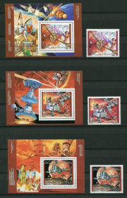 Освоєння космосу Освоение космоса ^/--/^ Коморы Comores 1992, Space,Mi M 990 /--/ A /--/ 992 /--/ A /--/ 993 /--/ ABl 367 /--/ A  369 /--/ A  370 /--/ A  Mars Exploration MNH ^_^^^ Комори Comores 1992, Space,Mi M 990 /--/ A /--/ 992 /--/ A /--/ 993 /--/ ABl 367 /--/ A 369 /--/ A 370 /--/ A Mars Exploration MNH - фото фото фото