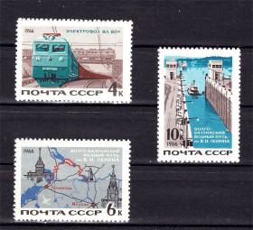 Транспорт Транспорт ^/--/^ Флот .  СССР 1966 г  MNH  - ^_^^^ СРСР 1966 MNH - фото фото фото