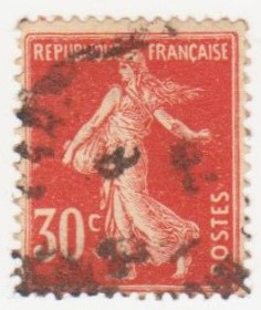 Франція Франция ^/--/^ Франция 1922  г. № 136 гашеная ^_^^^ Франція 1922 р. No 136 гашена - фото фото фото